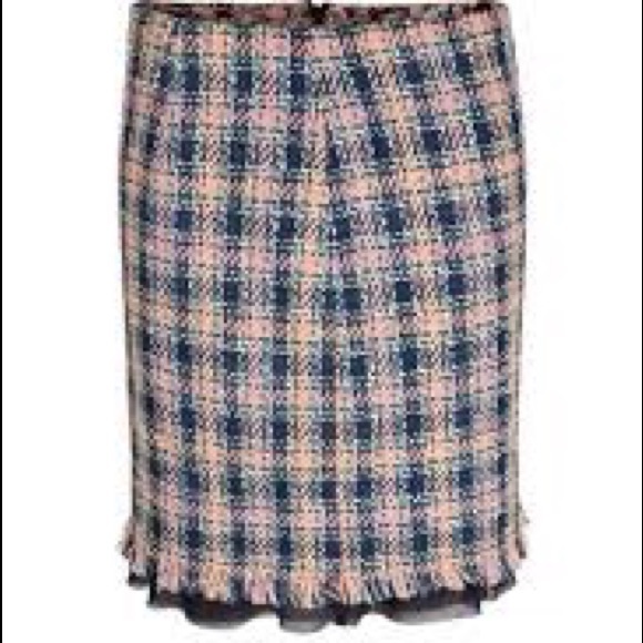 Marccain pink tweed skirt - Picture 1 of 4